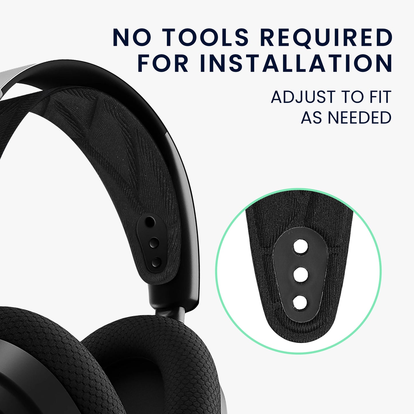 kwmobile Ersatz Bügelpolster kompatibel mit SteelSeries Arctis NOVA PRO / NOVA 7P / NOVA 7X Kopfbügel Kopfhörer Ersatz Bügel mit Polster