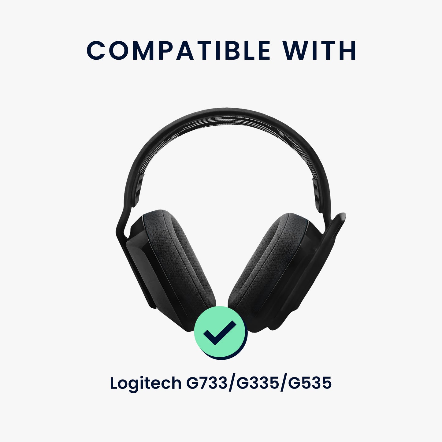 kwmobile Ersatz Bügelpolster kompatibel mit Logitech G733 / G335 / G535 Kopfbügel Kopfhörer Ersatz Bügel mit Polster