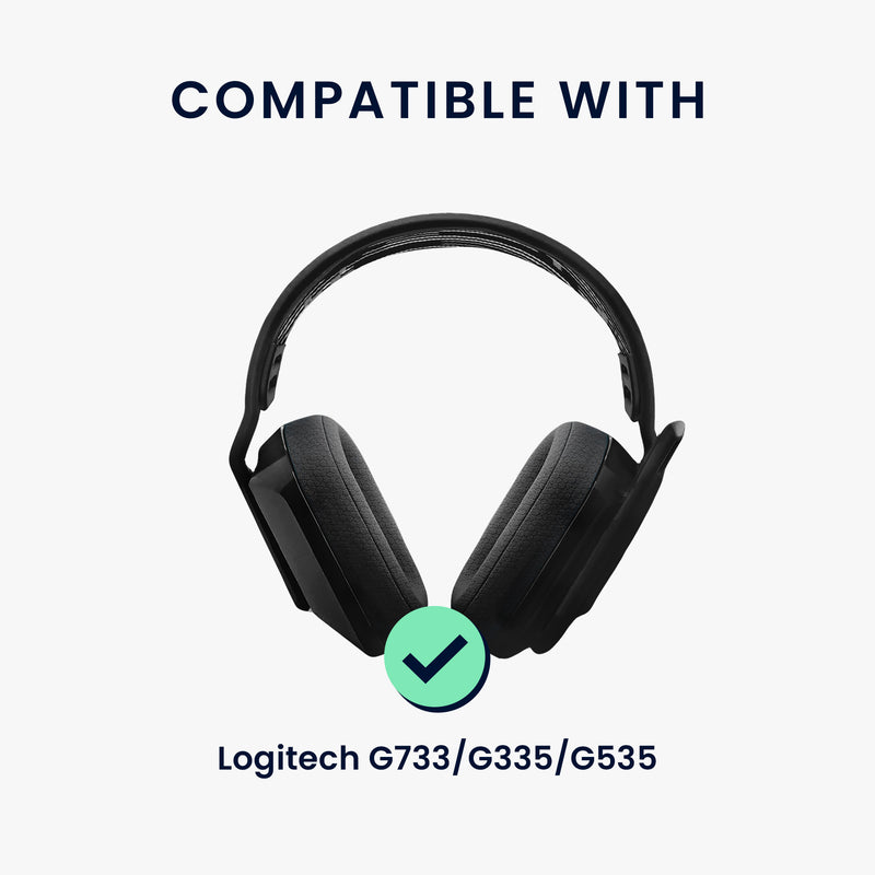 kwmobile Ersatz Bügelpolster kompatibel mit Logitech G733 / G335 / G535 Kopfbügel Kopfhörer Ersatz Bügel mit Polster