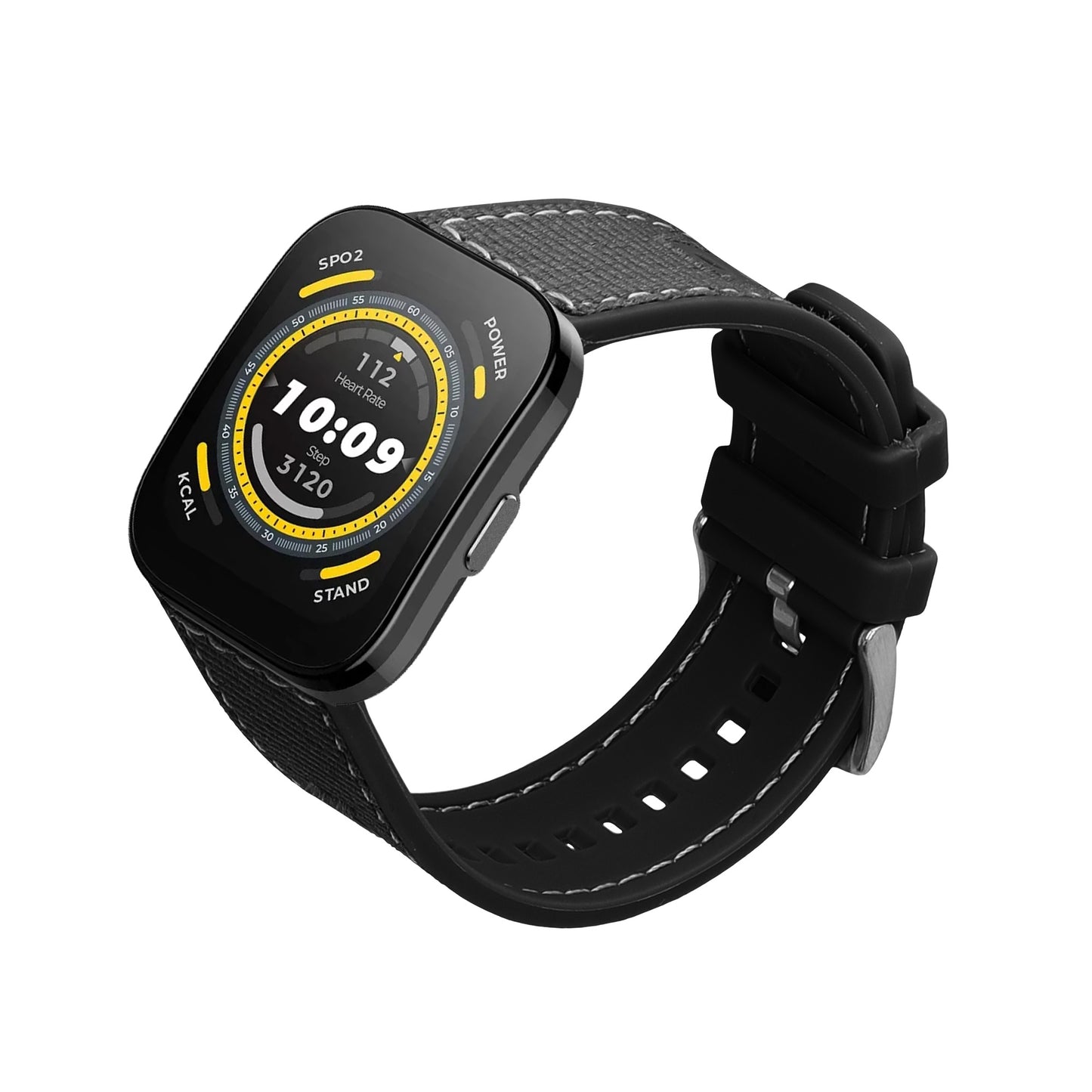 kwmobile Armband kompatibel mit Huami Amazfit Bip 5 Unity / Amazfit Bip 5 / Amazfit GTR 4 Band Fitnesstracker Sportarmband Innenmaße 14 - 22 cm