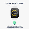 kwmobile Armband kompatibel mit Huami Amazfit Bip 5 Unity / Amazfit Bip 5 / Amazfit GTR 4 Band Fitnesstracker Sportarmband Innenmaße 14 - 22 cm