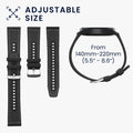 kwmobile Armband kompatibel mit Huami Amazfit Bip 5 Unity / Amazfit Bip 5 / Amazfit GTR 4 Band Fitnesstracker Sportarmband Innenmaße 14 - 22 cm