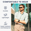 kwmobile Armband kompatibel mit Huami Amazfit Bip 5 Unity / Amazfit Bip 5 / Amazfit GTR 4 Band Fitnesstracker Sportarmband Innenmaße 14 - 22 cm