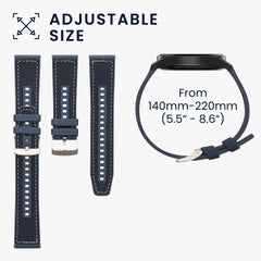 kwmobile Armband kompatibel mit Xiaomi Mi Watch Color Sport / S1 Active Band - Aus Nylon und Silikon - Fitnesstracker