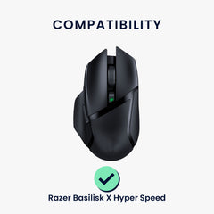 kwmobile Mouse Feet Sticker kompatibel mit Razer Basilisk X Hyper Speed Ersatz Glider - Mausfüße passgenau - Maus