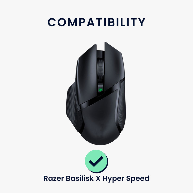 kwmobile Mouse Feet Sticker kompatibel mit Razer Basilisk X Hyper Speed Ersatz Glider - Mausfüße passgenau - Maus Glides