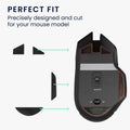 kwmobile Mouse Feet Sticker kompatibel mit Razer Basilisk X Hyper Speed Ersatz Glider - Mausfüße passgenau - Maus Glides