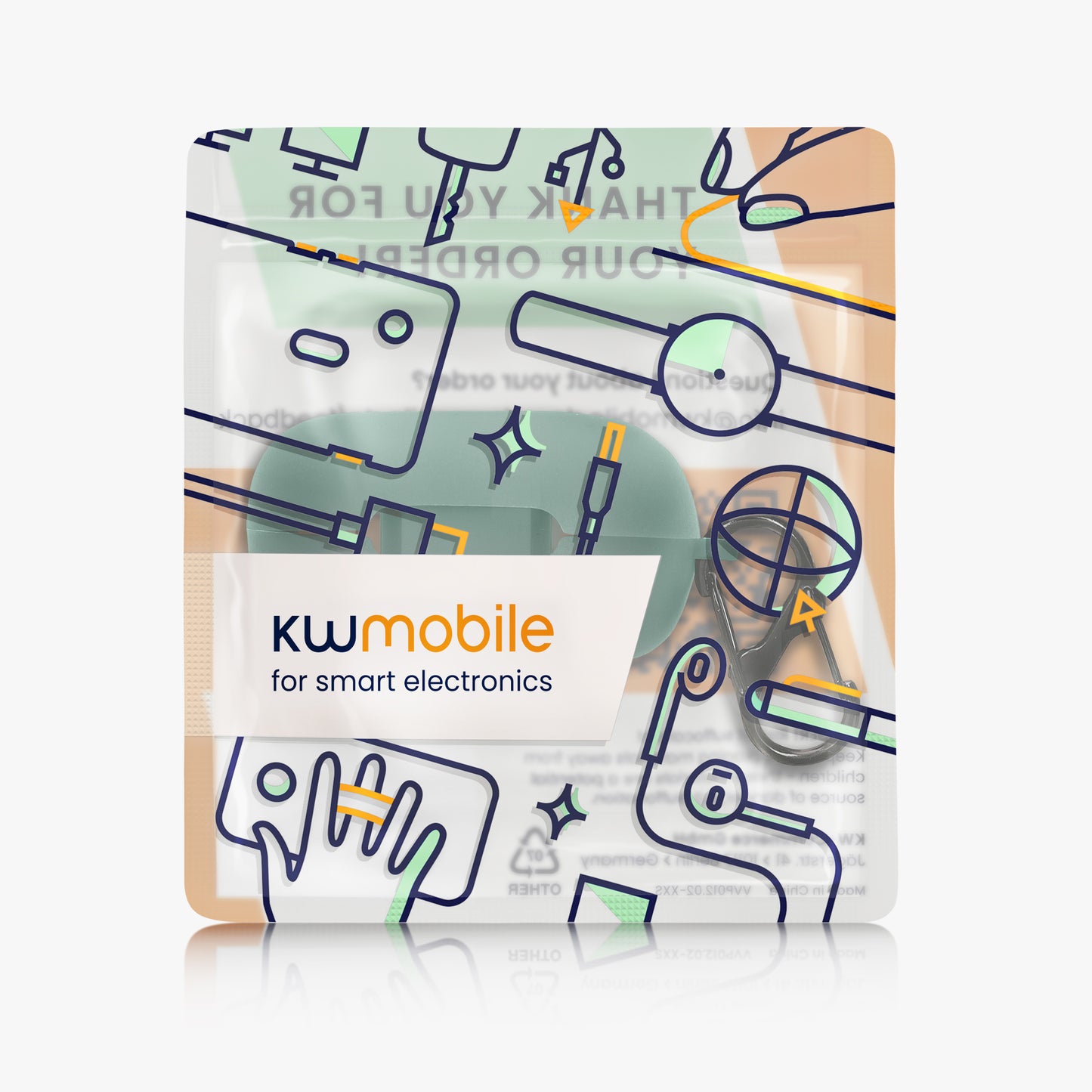 kwmobile Hülle kompatibel mit Anker soundcore C30i Kopfhörer Schutzhülle Etui Case Cover Schoner