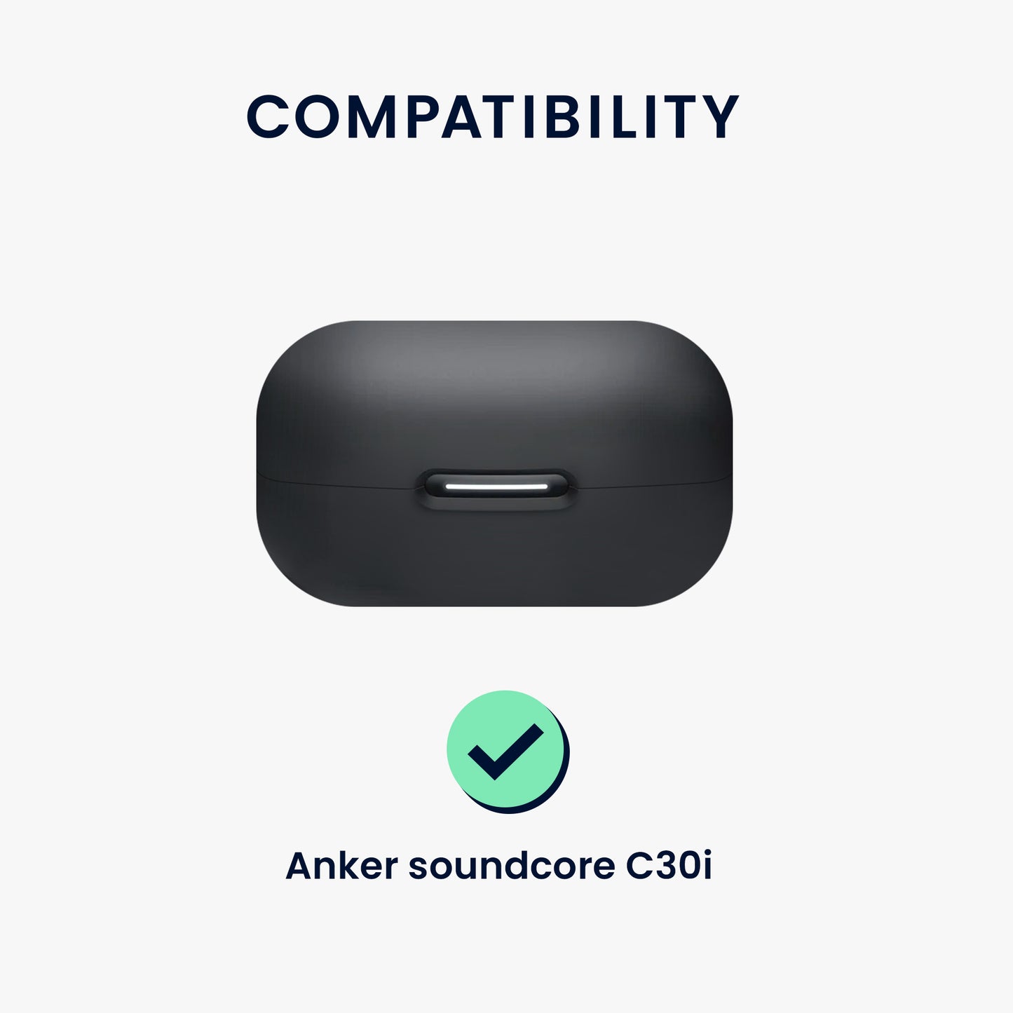kwmobile Hülle kompatibel mit Anker soundcore C30i Kopfhörer Schutzhülle Etui Case Cover Schoner