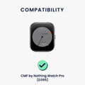 kwmobile Uhrenarmband für CMF by Nothing Watch Pro (D395) Armband Fitnesstracker Band Set Ersatzarmband Smartwatch