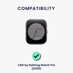 kwmobile Uhrenarmband für CMF by Nothing Watch Pro (D395) Armband Fitnesstracker Band Set Ersatzarmband Smartwatch