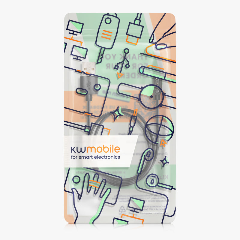 kwmobile USB Kabel Charger kompatibel mit CMF by Nothing Watch Pro Ladekabel Smart Watch Ersatzkabel Fitnesstracker Aufladekabel