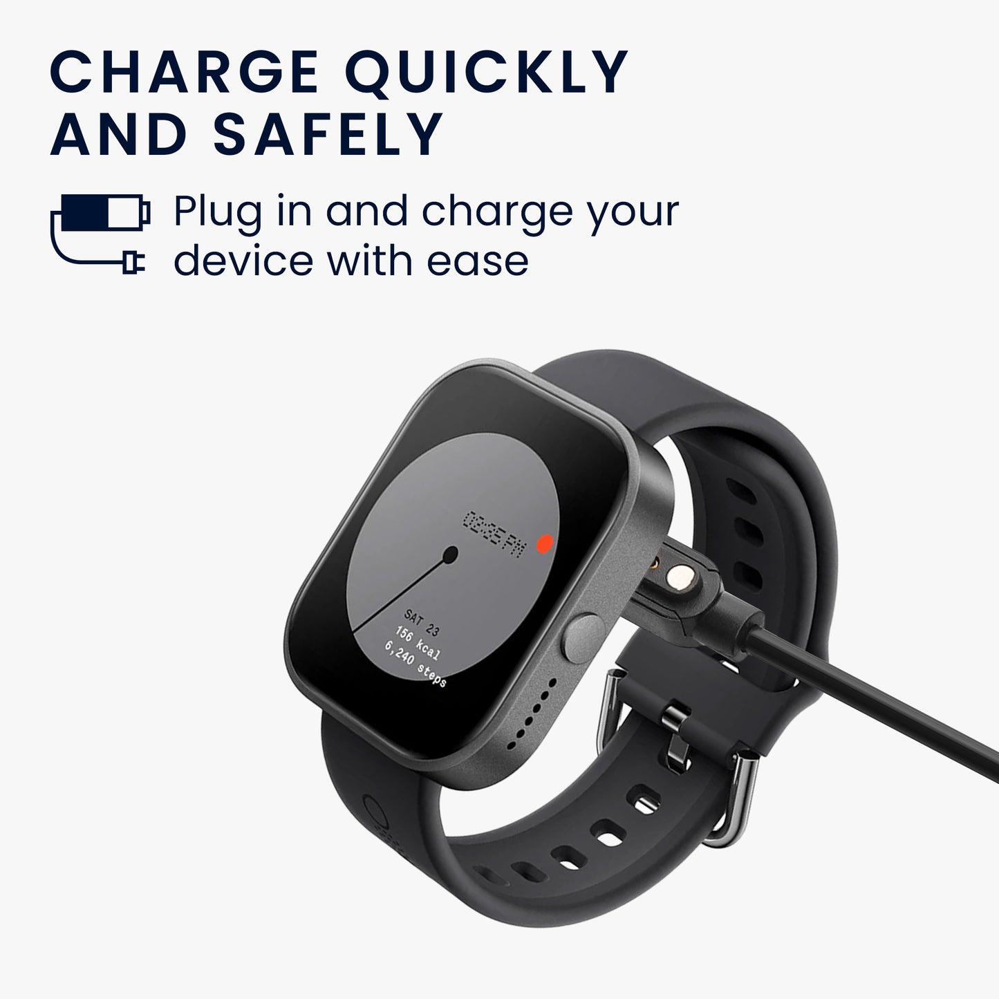 kwmobile USB Kabel Charger kompatibel mit CMF by Nothing Watch Pro Ladekabel Smart Watch Ersatzkabel Fitnesstracker Aufladekabel