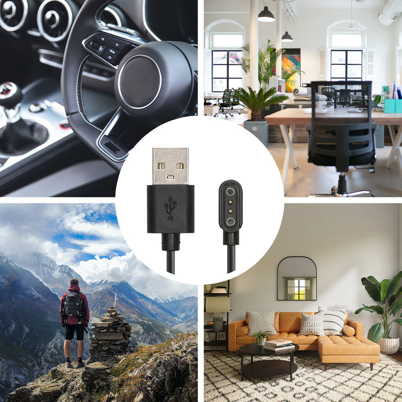 kwmobile USB Kabel Charger kompatibel mit CMF by Nothing Watch Pro Ladekabel Smart Watch Ersatzkabel Fitnesstracker Aufladekabel