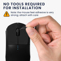 kwmobile Gaming Maus Grip Tape für Logitech G Pro Wireless Mouse Grip Tape Rutschfestes Griffband für PC Maus