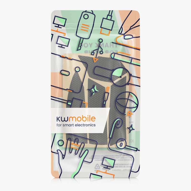 kwmobile Gaming Maus Grip Tape für Logitech G502 Mouse Grip Tape Rutschfestes Griffband für PC Maus