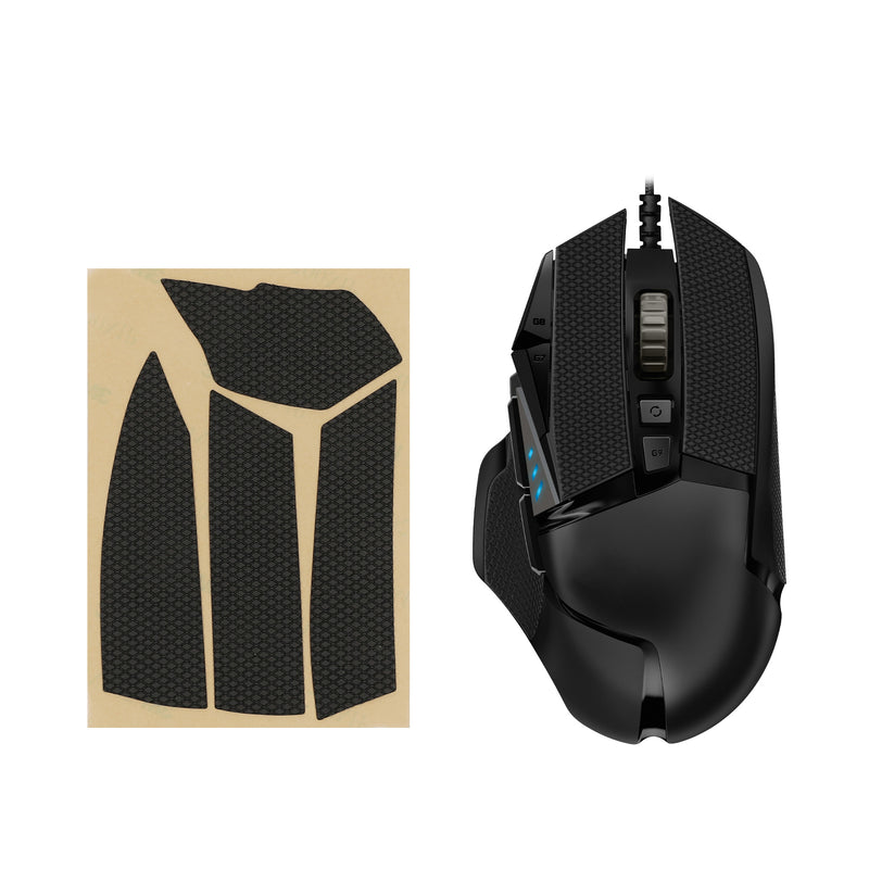 kwmobile Gaming Maus Grip Tape kompatibel mit Logitech G502 Maus - Rutschfestes Griffband für PC Maus - Schwarz Schwarz  