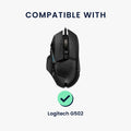 kwmobile Gaming Maus Grip Tape für Logitech G502 Mouse Grip Tape Rutschfestes Griffband für PC Maus