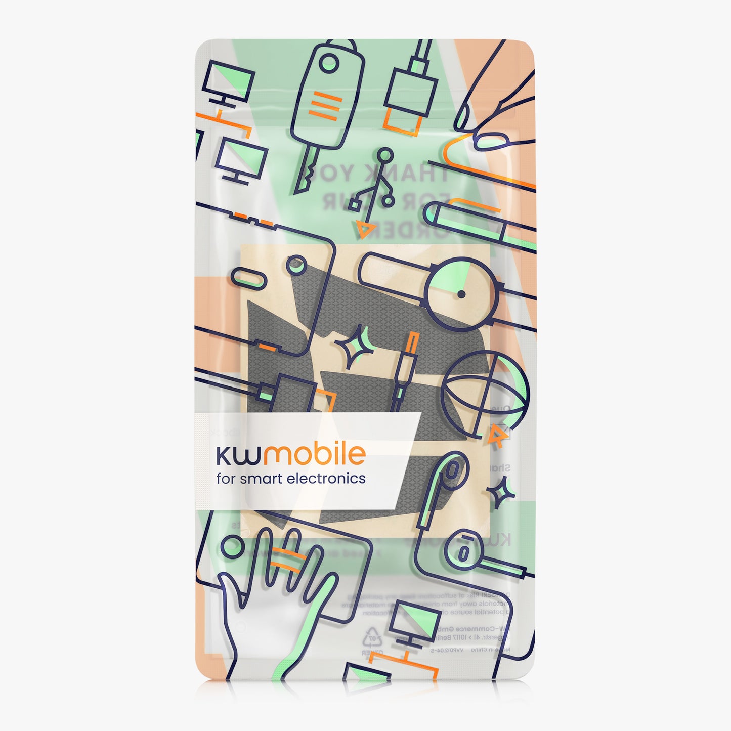 kwmobile Gaming Maus Grip Tape für Logitech G102 / G304 Mouse Grip Tape Rutschfestes Griffband für PC Maus