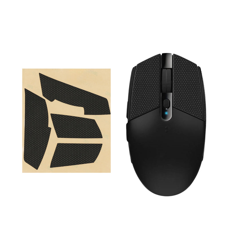 kwmobile Gaming Maus Grip Tape kompatibel mit Logitech G102 / G304 Maus - Rutschfestes Griffband für PC Maus - Schwarz Schwarz  