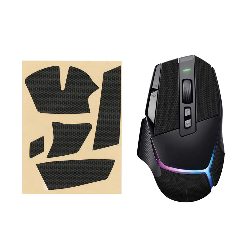 kwmobile Gaming Maus Grip Tape kompatibel mit Logitech G502 X PLUS Maus - Rutschfestes Griffband für PC Maus - Schwarz Schwarz  