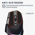 kwmobile Gaming Maus Grip Tape für Logitech G502 X Plus Mouse Grip Tape Rutschfestes Griffband für PC Maus
