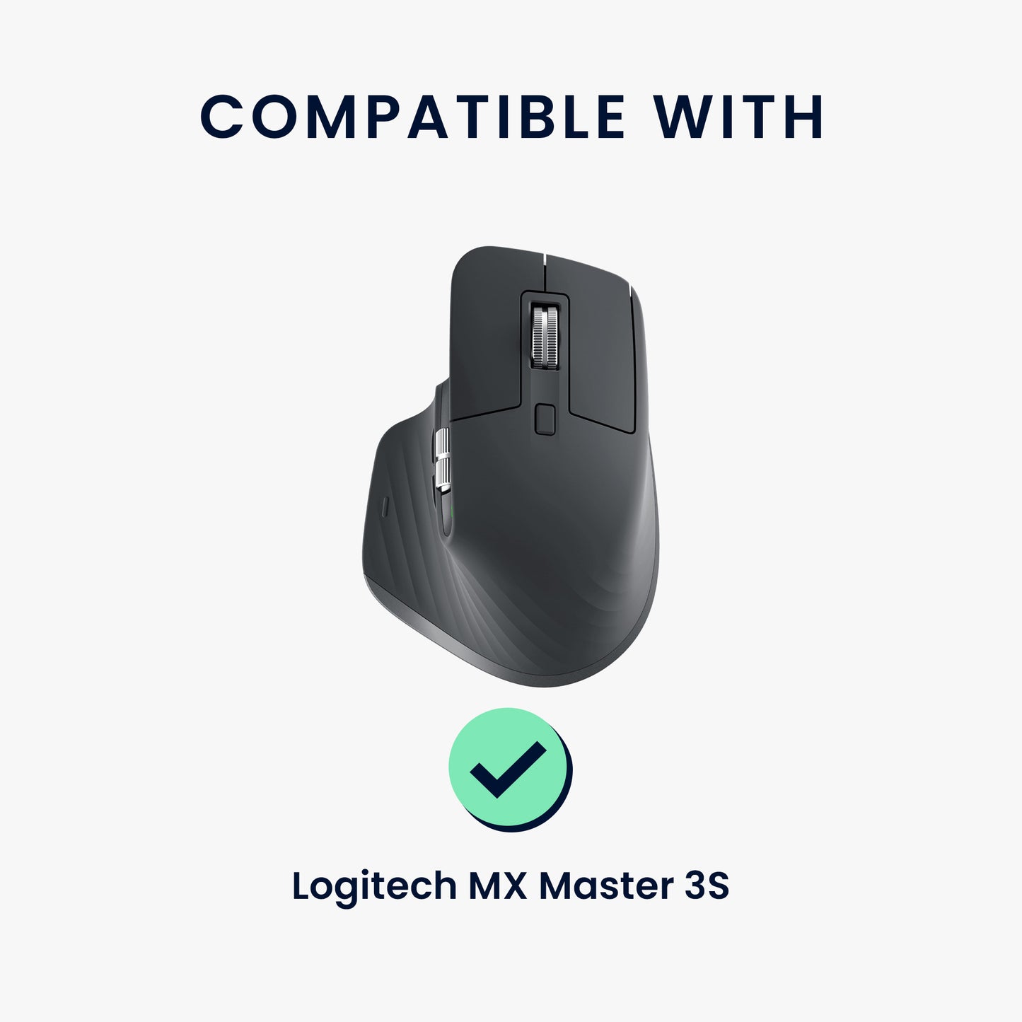 kwmobile Gaming Maus Grip Tape für Logitech MX Master 3S Mouse Grip Tape - Rutschfestes Griffband für PC Maus
