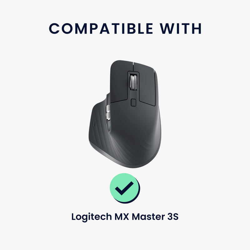 kwmobile Gaming Maus Grip Tape für Logitech MX Master 3S Mouse Grip Tape - Rutschfestes Griffband für PC Maus