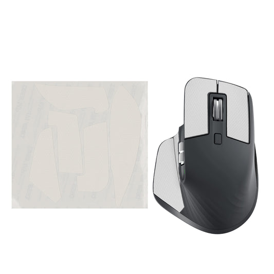 kwmobile Gaming Maus Grip Tape kompatibel mit Logitech MX Master 3S Maus - Rutschfestes Griffband für PC Maus - Weiß Weiß  