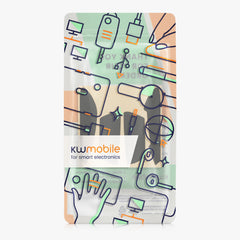 kwmobile Gaming Maus Grip Tape für SteelSeries Rival 3 Mouse Grip Tape Rutschfestes Griffband für PC Maus - Schwarz