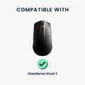 kwmobile Gaming Maus Grip Tape für SteelSeries Rival 3 Mouse Grip Tape Rutschfestes Griffband für PC Maus