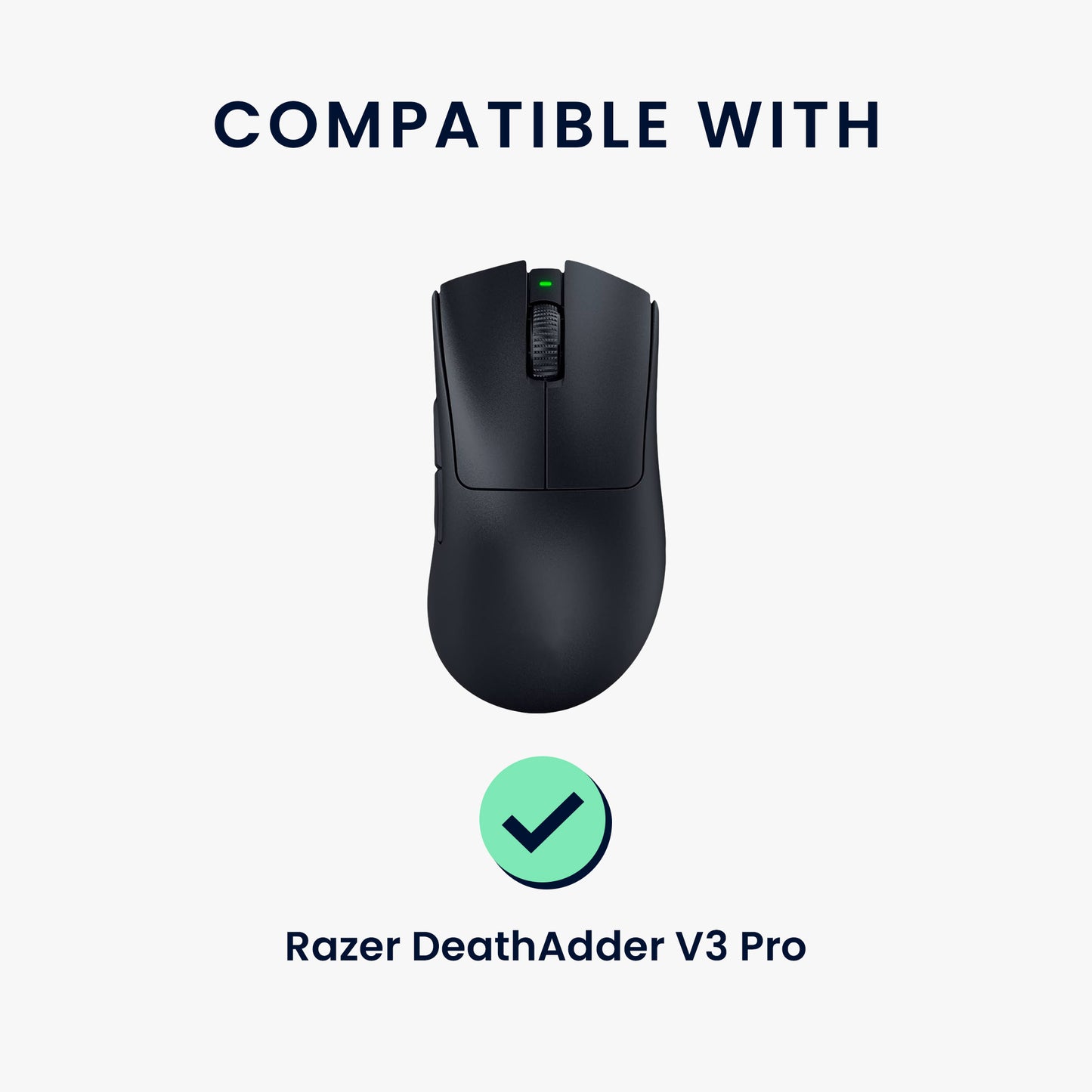 kwmobile Gaming Maus Grip Tape für Razer DeathAdder V3 Pro Mouse Grip Tape