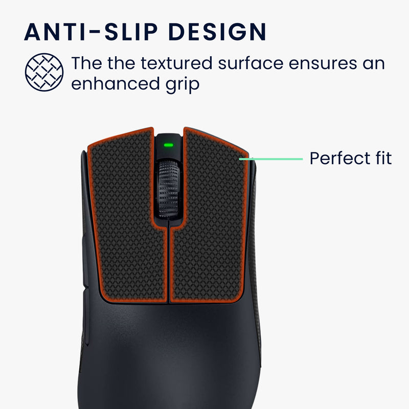 kwmobile Gaming Maus Grip Tape für Razer DeathAdder V3 Pro Mouse Grip Tape