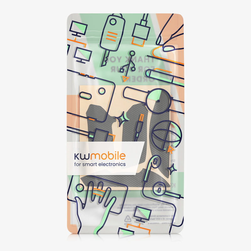 kwmobile Gaming Maus Grip Tape für Razer Viper V2 Pro Mouse Grip Tape - Rutschfestes Griffband für PC Maus