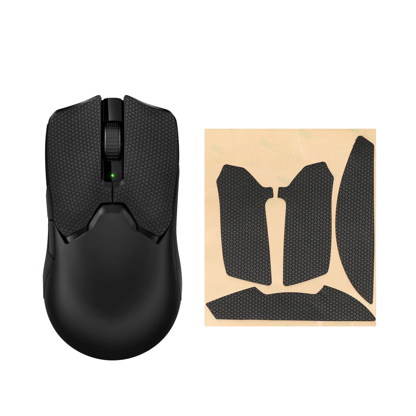 kwmobile Gaming Maus Grip Tape für Razer Viper V2 Pro Mouse Grip Tape - Rutschfestes Griffband für PC Maus