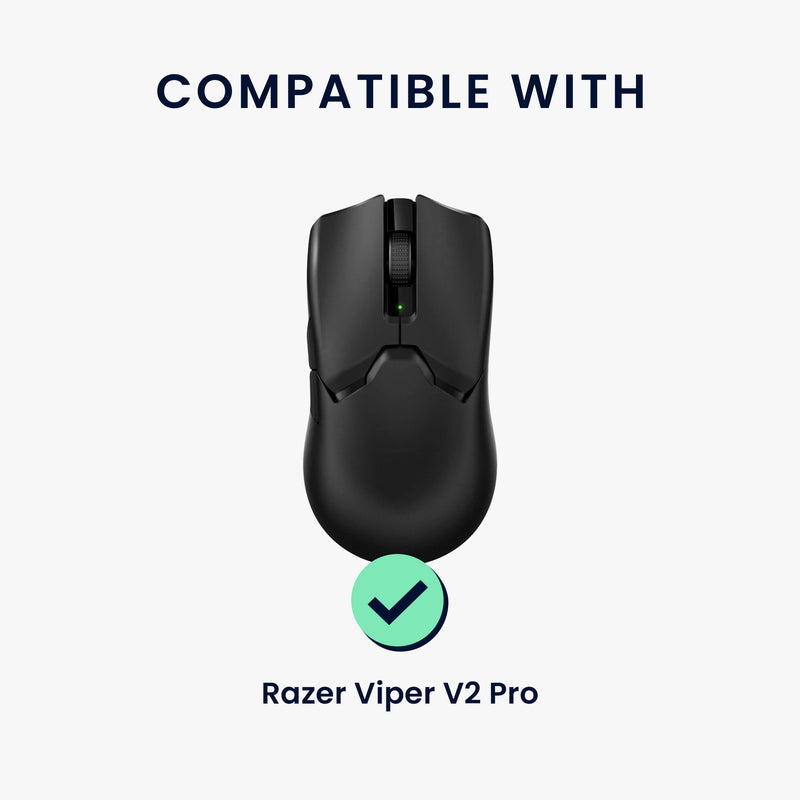kwmobile Gaming Maus Grip Tape für Razer Viper V2 Pro Mouse Grip Tape - Rutschfestes Griffband für PC Maus