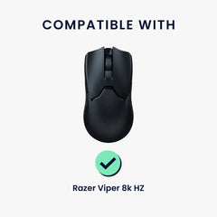 kwmobile Gaming Maus Grip Tape für Razer Viper 8k HZ Mouse Grip Tape Rutschfestes Griffband für PC Maus - Schwarz