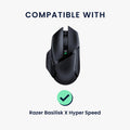 kwmobile Gaming Maus Grip Tape für Razer Basilisk X Hyper Speed Mouse Grip Tape - Rutschfestes Griffband für PC Maus