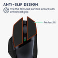 kwmobile Gaming Maus Grip Tape für Razer Basilisk X Hyper Speed Mouse Grip Tape - Rutschfestes Griffband für PC Maus
