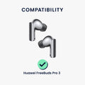 kwmobile Ersatz In Ear Kopfhörer kompatibel mit Huawei FreeBuds Pro 3 Polster Ohrstöpsel In-Ear Ohrhörer