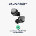 kwmobile Ersatz In Ear Kopfhörer kompatibel mit Sennheiser MOMENTUM True Wireless 3 Polster Ohrstöpsel In-Ear Ohrhörer
