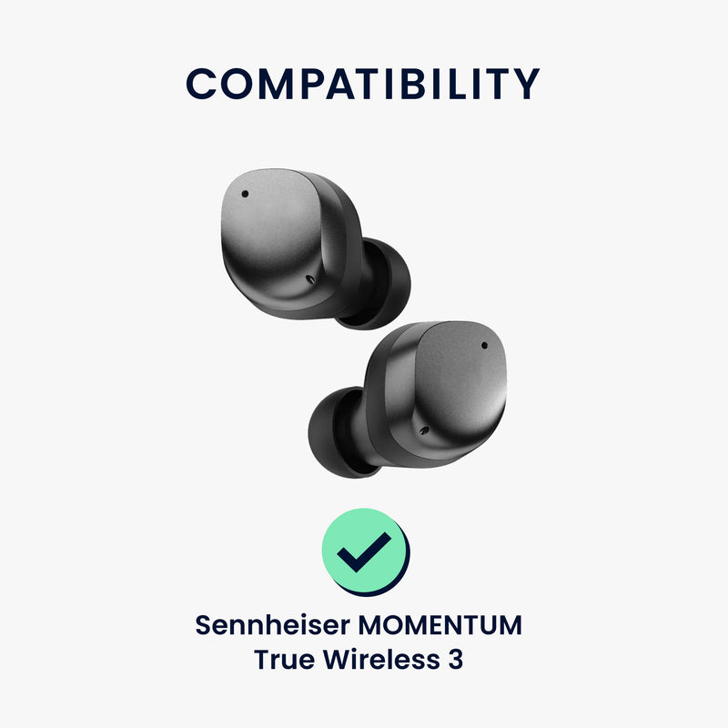 kwmobile Ersatz In Ear Kopfhörer kompatibel mit Sennheiser MOMENTUM True Wireless 3 Polster Ohrstöpsel In-Ear Ohrhörer