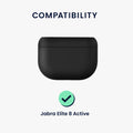 Silikon Hülle für Jabra Elite 8 Active Don't touch my Headphones