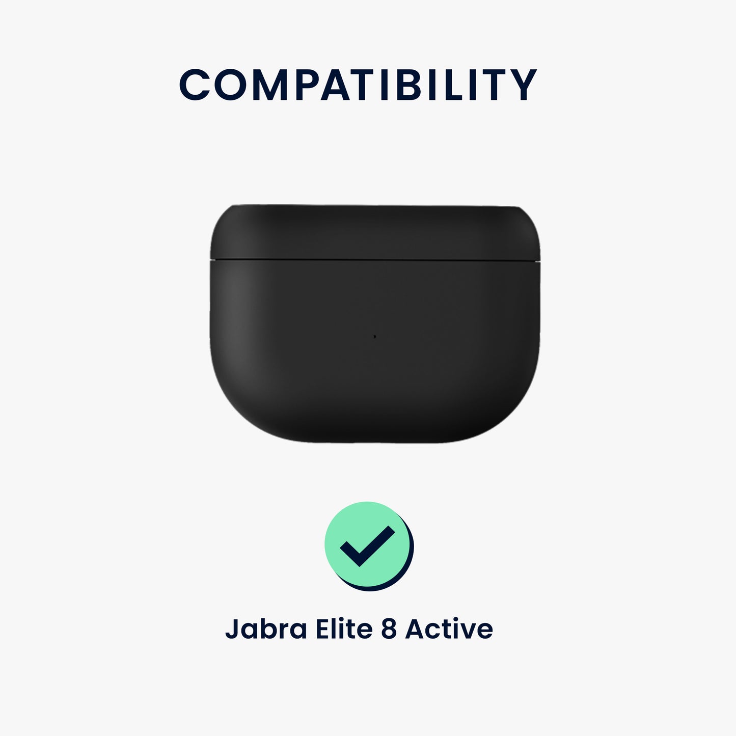 Silikon Hülle für Jabra Elite 8 Active Don't touch my Headphones