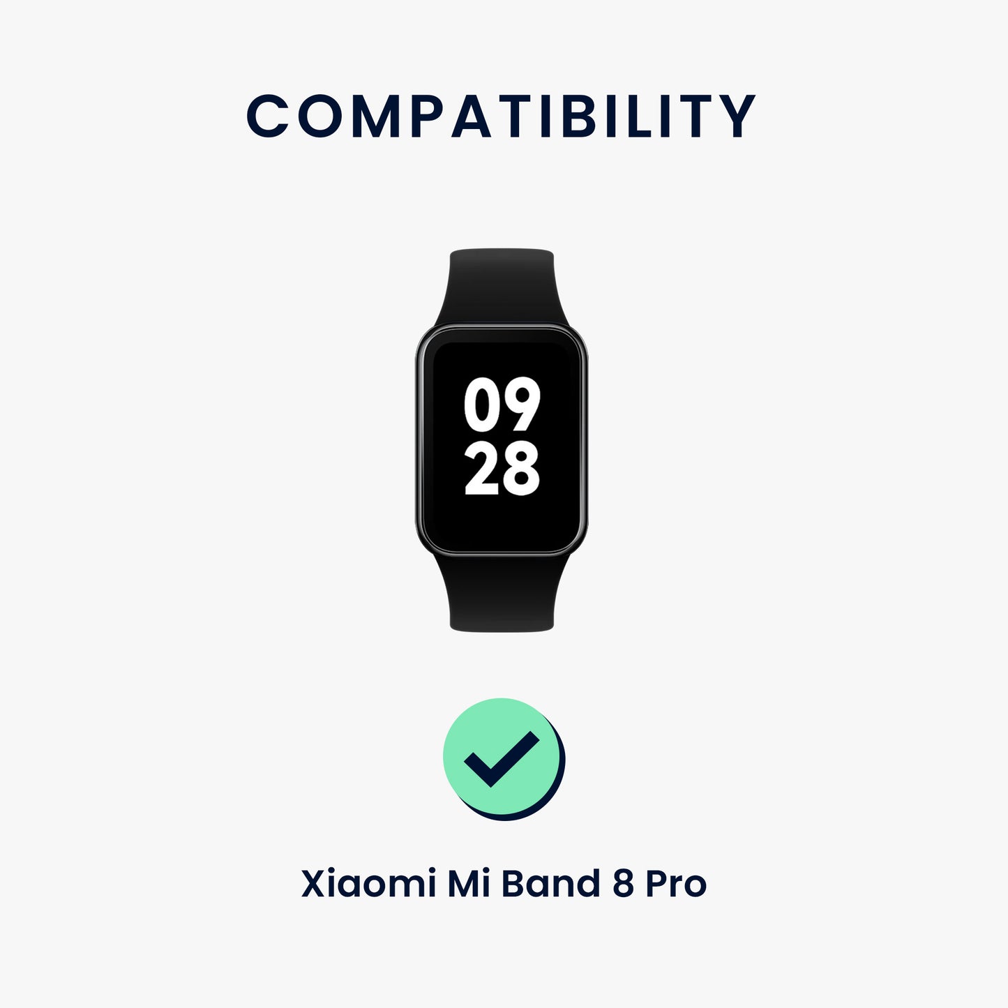 kwmobile Sportarmband kompatibel mit Xiaomi Smart Band 8 Pro / Band 9 Pro / Redmi Watch 5 / Redmi Watch 4 - Armband für Fitnesstracker - mit Schutz Bumper