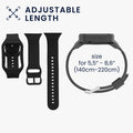 kwmobile Sportarmband kompatibel mit Xiaomi Smart Band 8 Pro / Band 9 Pro / Redmi Watch 5 / Redmi Watch 4 - Armband für Fitnesstracker - mit Schutz Bumper