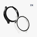 kwmobile Glas Hülle für Xiaomi Watch 2 Schutzhülle Fullbody Fitnesstracker Case Set