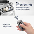 kwmobile Autoschlüssel Hülle kompatibel mit BMW 3-Tasten Funk Autoschlüssel (nur Keyless Go) - Schlüsselhülle Silikon Cover