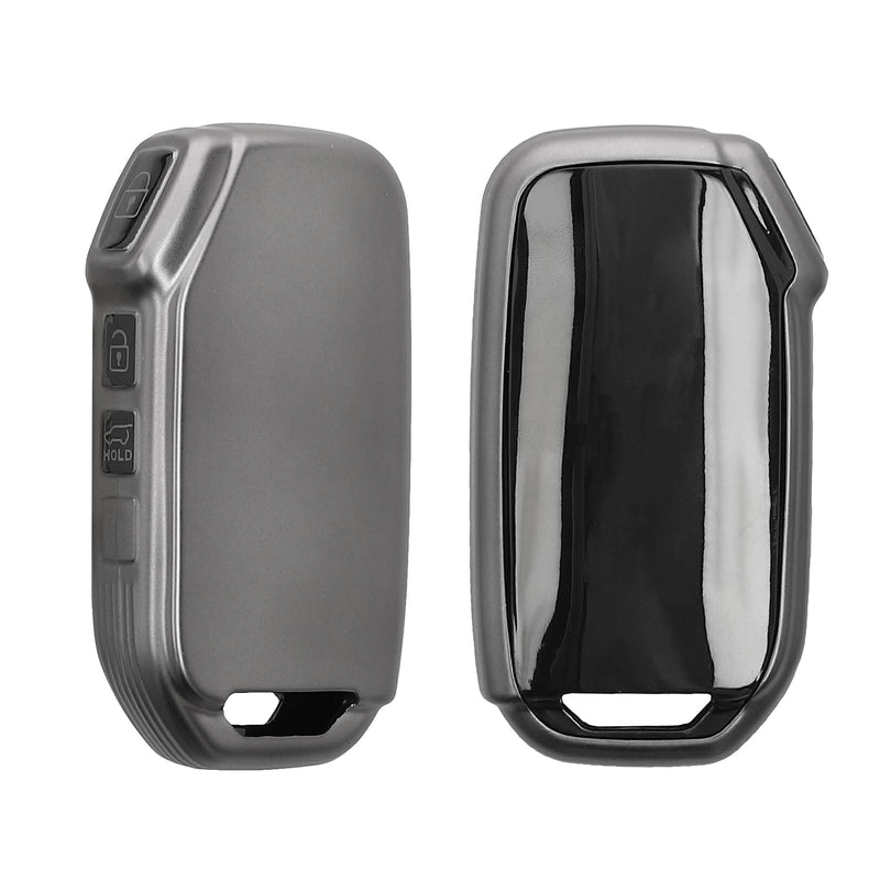 kwmobile Autoschlüssel Hülle kompatibel mit Kia 3-Tasten Smart Key Autoschlüssel - Schlüsselhülle Silikon Cover
