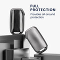 kwmobile Autoschlüssel Hülle kompatibel mit Kia 3-Tasten Smart Key Autoschlüssel - Schlüsselhülle Silikon Cover